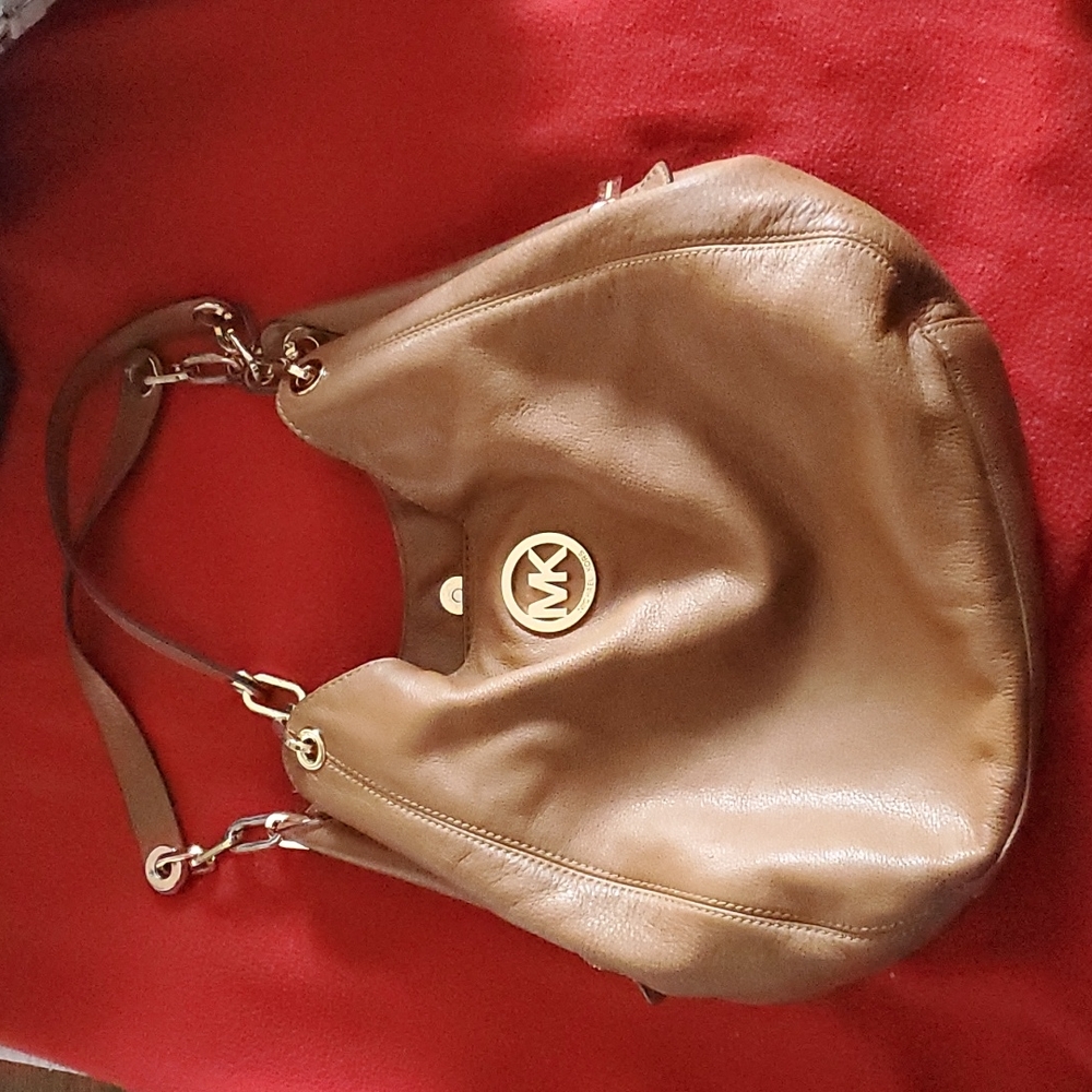 Michael Kors Fulton Chain leather tote